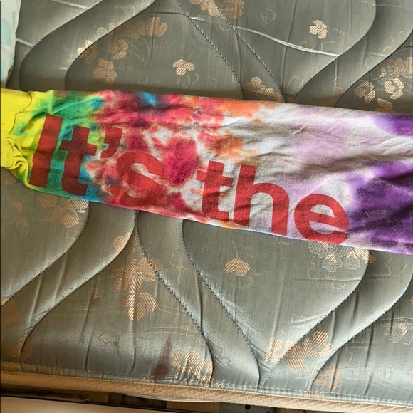 Tie-dye Coca Cola crop top. Tie-dyed by hand. - Picture 2 of 4